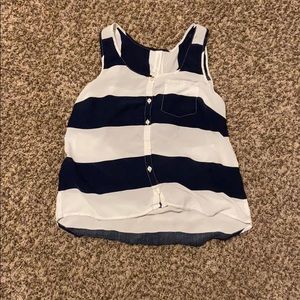 Aeropostale Thick-Striped Tank Top